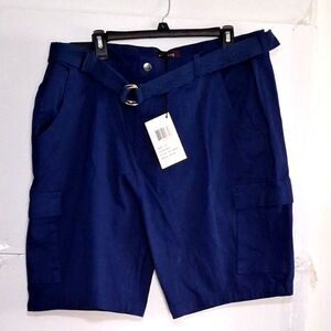 Triple Eleven Men's Cargo Shorts Belted Utility Tactical Hiking NWT Size 42